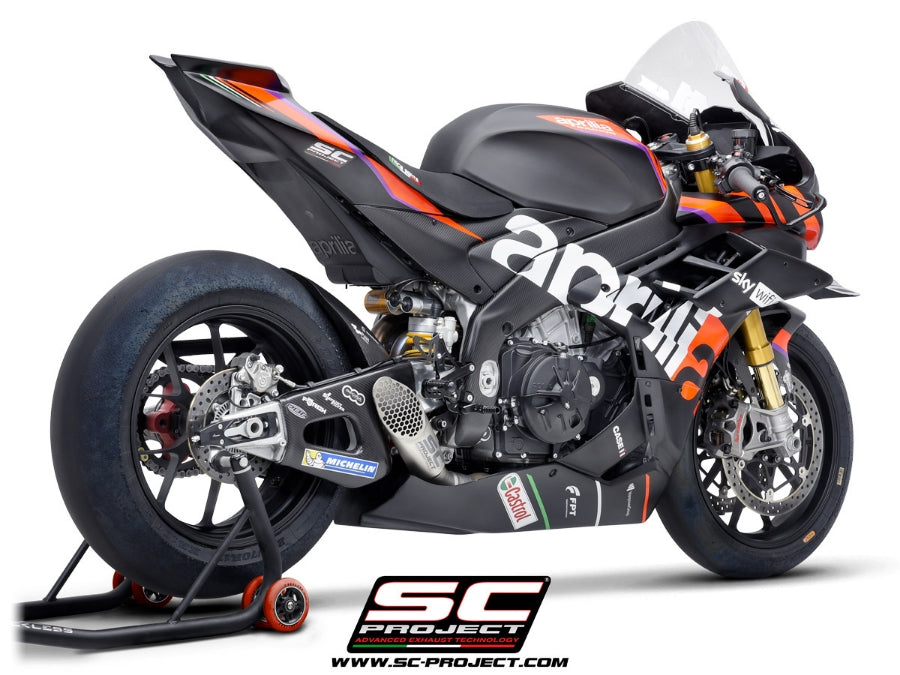 SC-Project Titan GP-22 Schalldämpfer ohne ABE für Aprilia RSV4 1100 Factory ab 2021