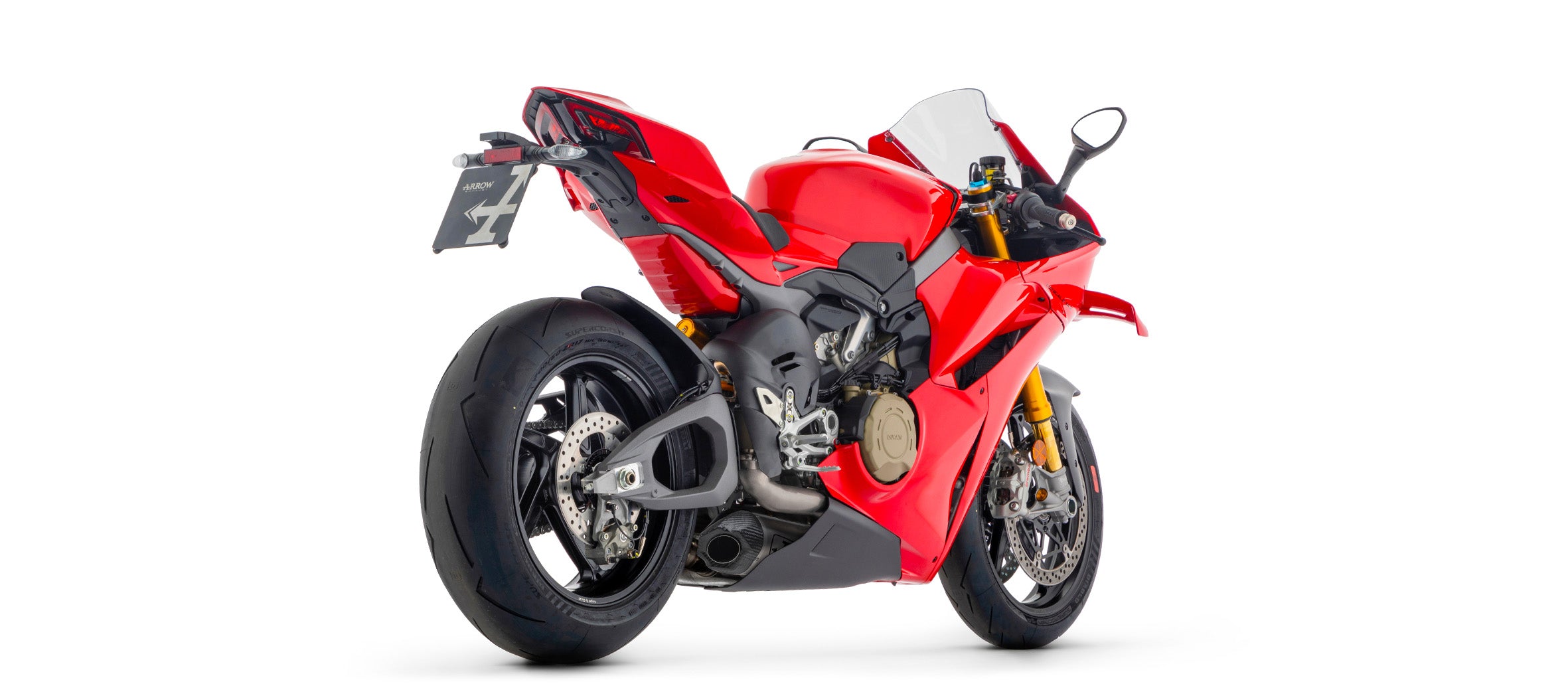 ARROW WORKS Racing-Endschalldämpfer-Paar für Ducati Panigale V4 / V4S ab 2025 seitenansicht