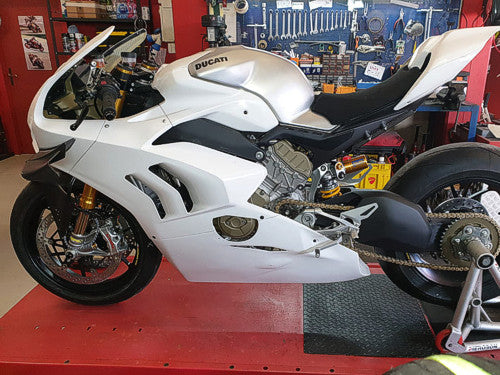 Ducati Panigale V4/S/R 2020–2021 Rennverkleidung PlasticBike Seitenansicht links