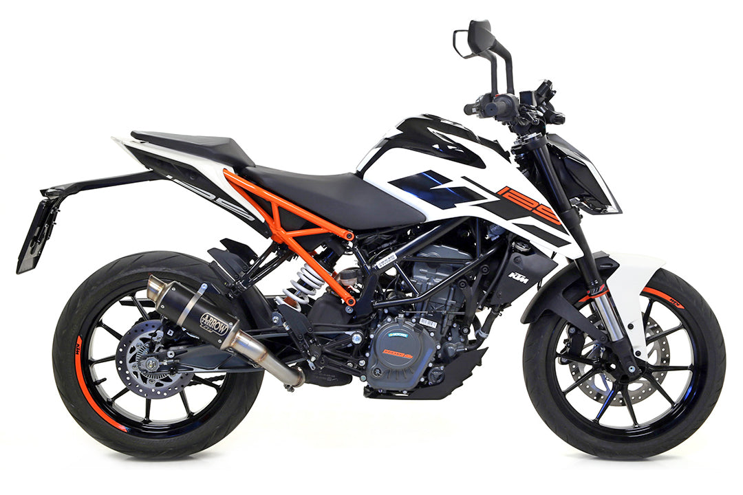 TŁUMIK ARROW DARK GP2 DO KTM 125/390 DUKE 2017- WYKONANY ZE STALI NIERDZEWNEJ