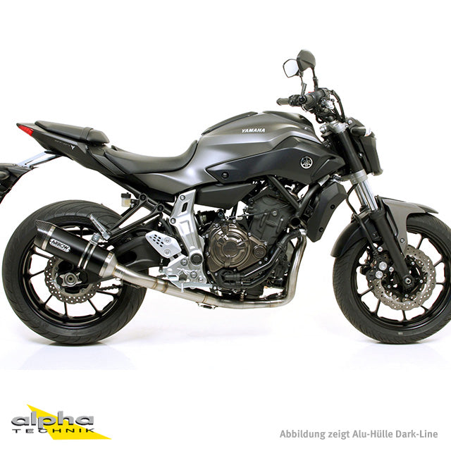 TŁUMIK ARROW THUNDER DO YAMAHA MT07 / TRACER 700 2014-2020, CARBON (TYLKO Z KOLEKTOREM ARROW)