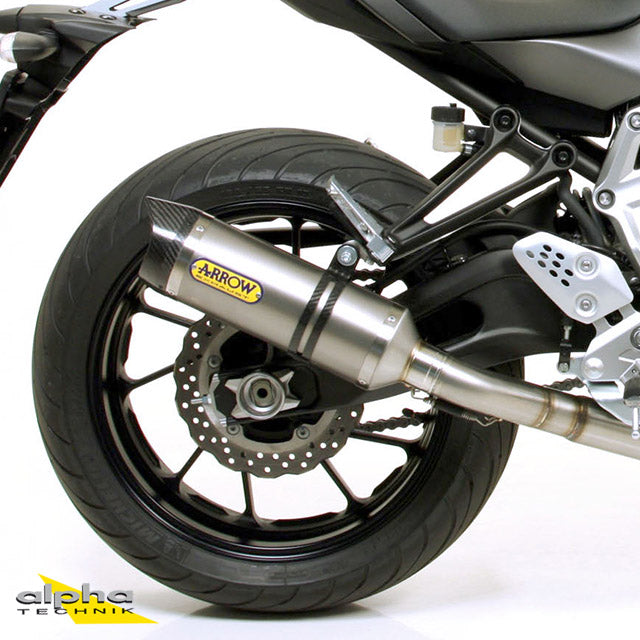 TŁUMIK ARROW THUNDER DO YAMAHA MT07 / TRACER 700 2014-2020, TYTAN (TYLKO Z KOLEKTOREM ARROW)