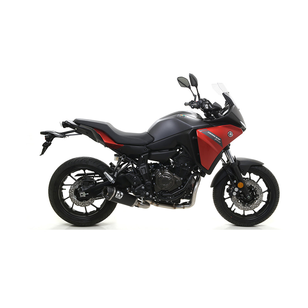 WYDECH ARROW DO YAMAHA TRACER 700 / MT-07 2020-, STAL NIERDZEWNA CZARNA