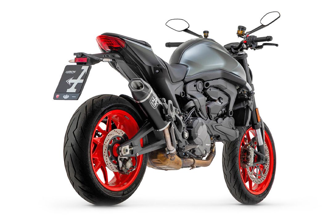 WYDECH ARROW INDY RACE DARK ALUMINUM DO DUCATI MONSTER / MONSTER+ OD ROKU MODELOWEGO 2021-