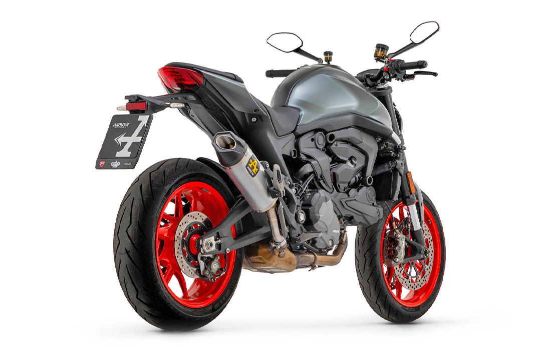 TŁUMIK ARROW INDY RACE ALUMINIOWY DO DUCATI MONSTER / MONSTER+ OD ROKU MODELOWEGO 2021-