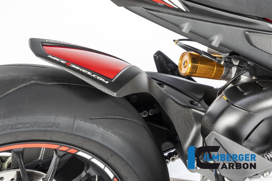 ILMBERGER CARBON KOTFLÜGEL HINTEN MATT FÜR DUCATI PANIGALE V4 / V4S AB 2018