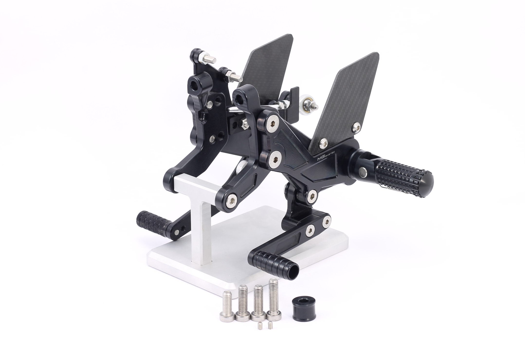 MG Biketec Fußrastenanlage mit ABE für Ducati Streetfighter V4 2020 - 2024 seitlich