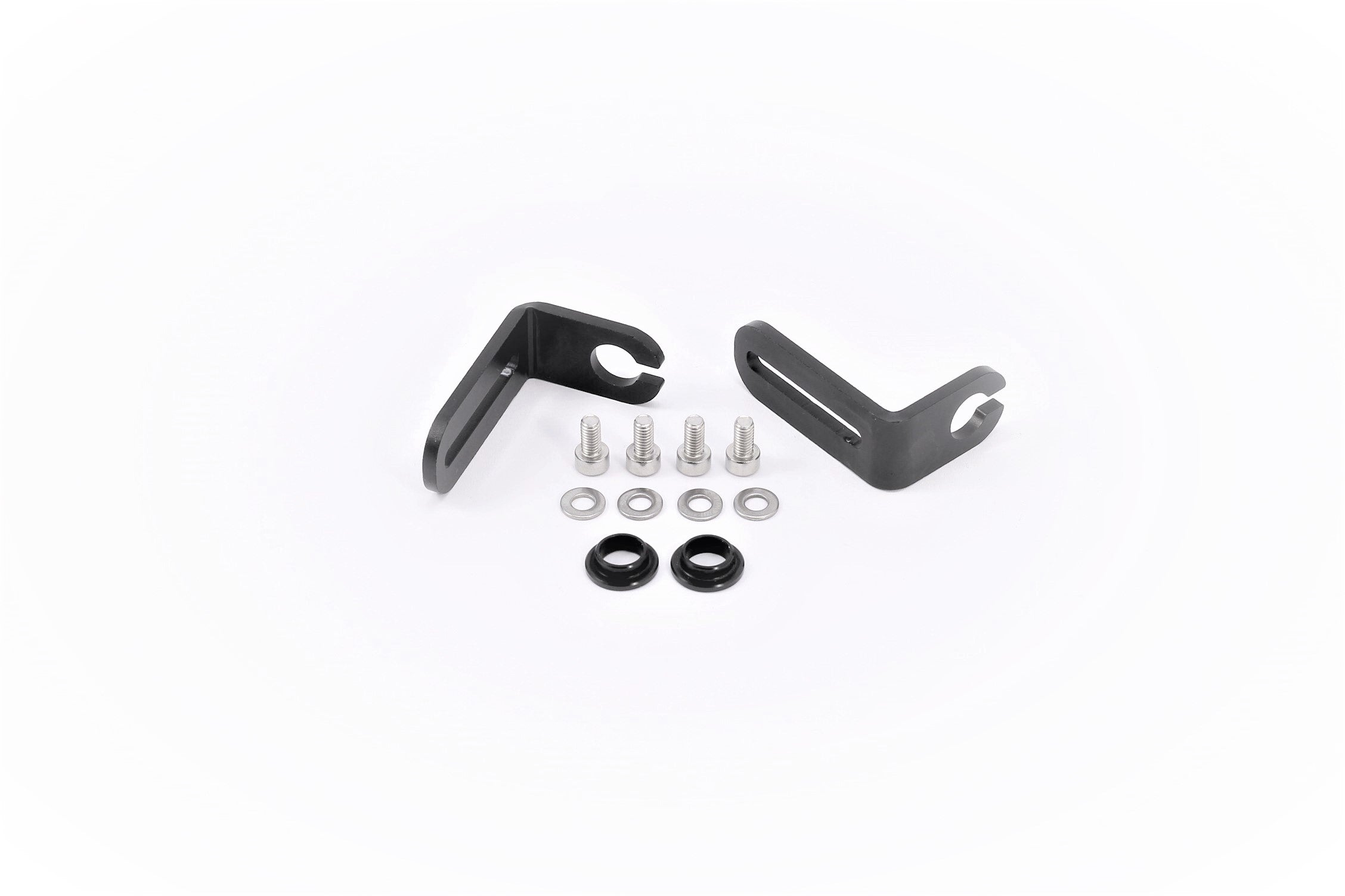 Kurzes Heck Blinkeraufnahme / Blinkerhalterung mit 8 mm & 10 mm Anschlussdurchmesser für MG Biketec Kennzeichenhalter