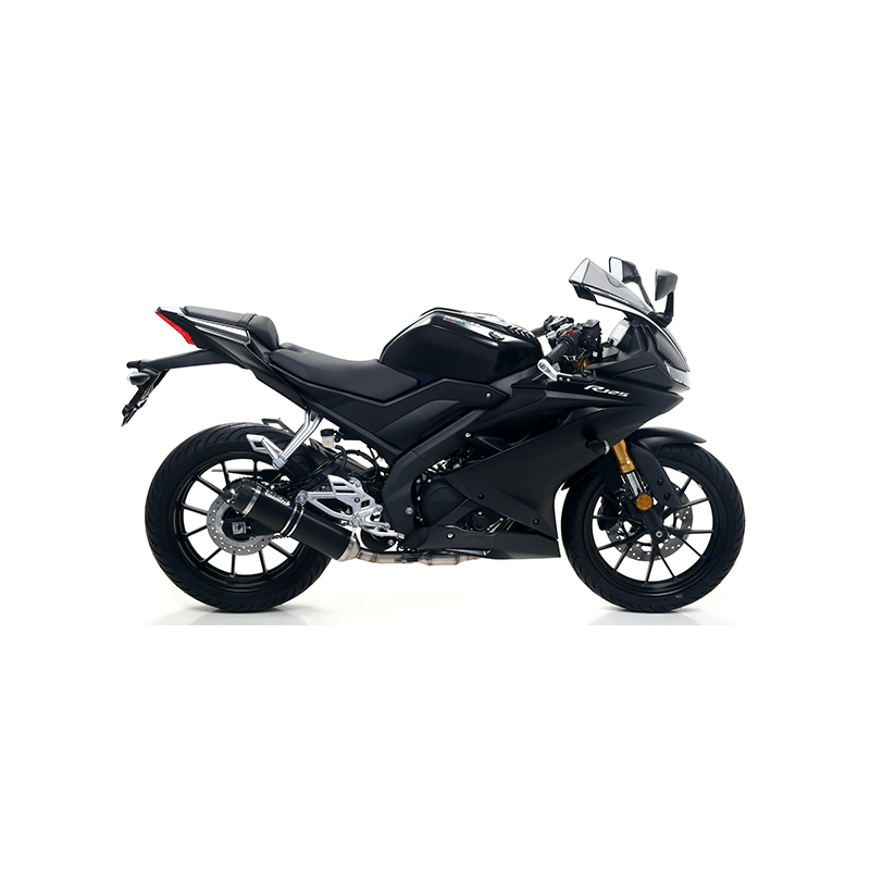 KOLEKTOR STRZAŁKOWY DO YAMAHA YZF-R 2019- MT125 2020- , Z KATALIZATOREM