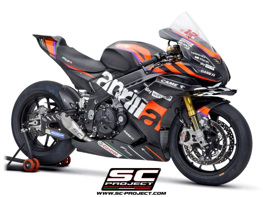 SC-Project Titan GP-22 Schalldämpfer ohne ABE für Aprilia RSV4 1100 Factory ab 2021