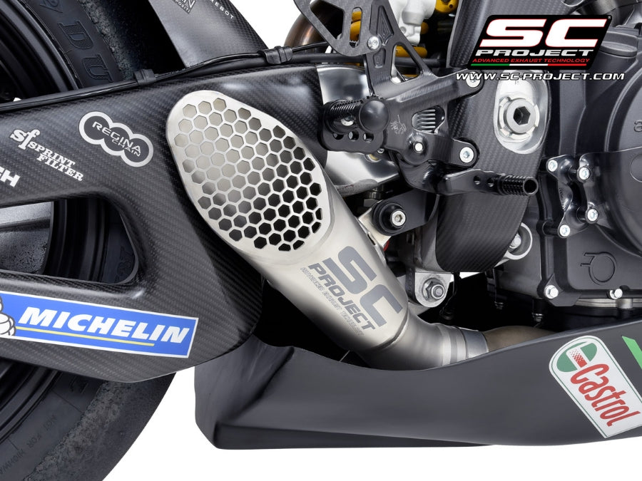 SC-Project Titan GP-22 Schalldämpfer ohne ABE für Aprilia RSV4 1100 Factory ab 2021
