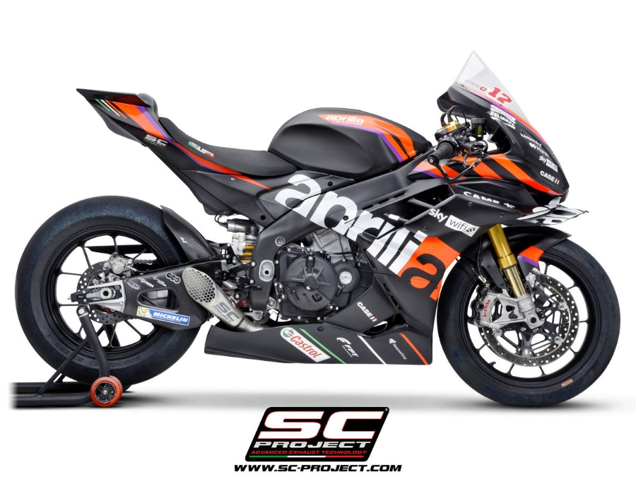 SC-Project Titan GP-22 Schalldämpfer ohne ABE für Aprilia RSV4 1100 Factory ab 2021