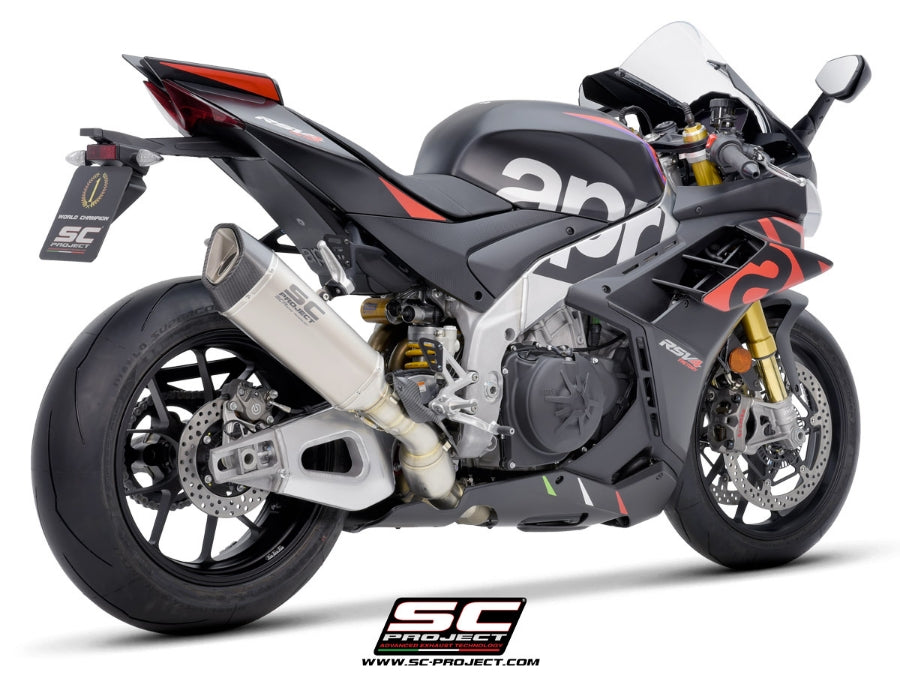 SC-Project Titan SC1-R Schalldämpfer mit ABE für Aprilia RSV4 1100 Factory ab 2021