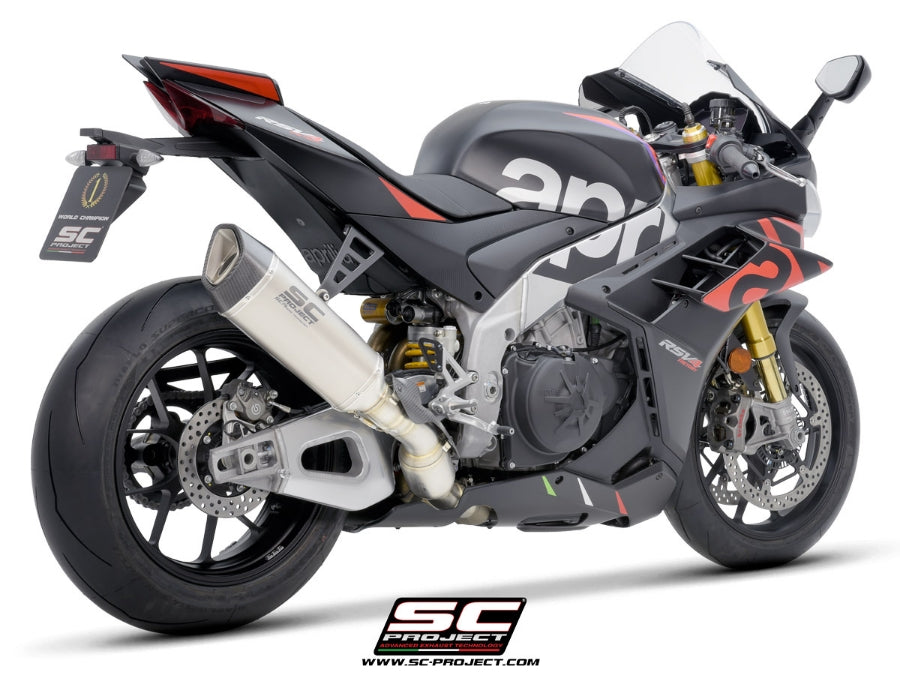 SC-Project Titan SC1-R Schalldämpfer mit ABE für Aprilia RSV4 1100 Factory ab 2021