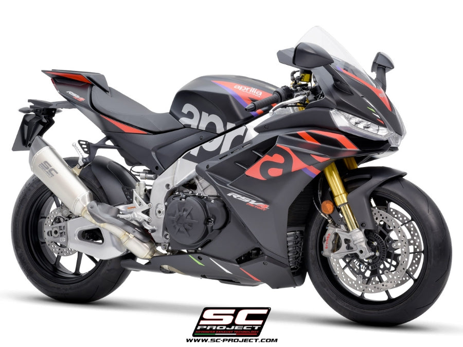 SC-Project Titan SC1-R Schalldämpfer mit ABE für Aprilia RSV4 1100 Factory ab 2021