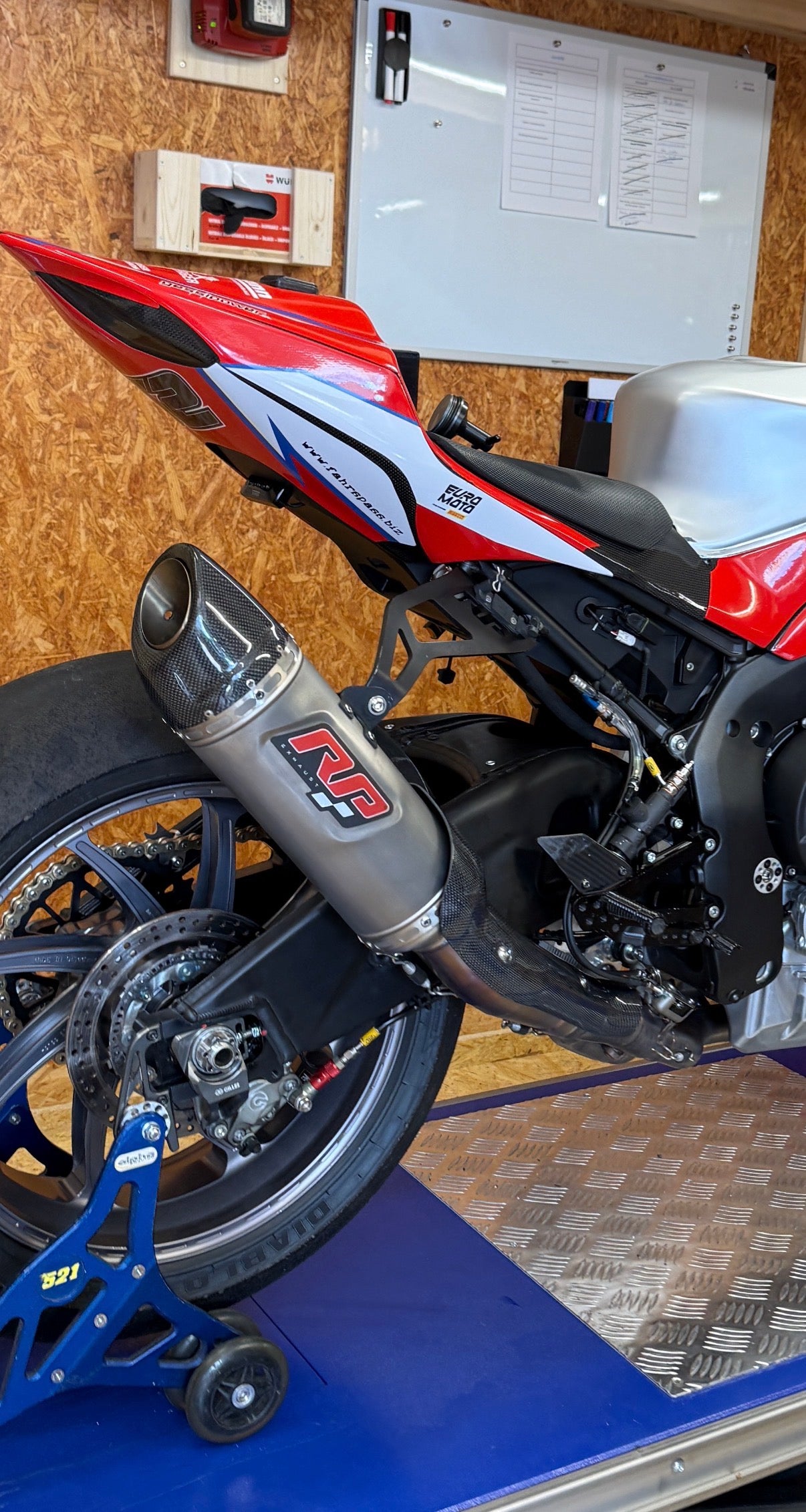 RP Racing Auspuffanlage mit Klappensteuerung für Honda CBR1000RR-R