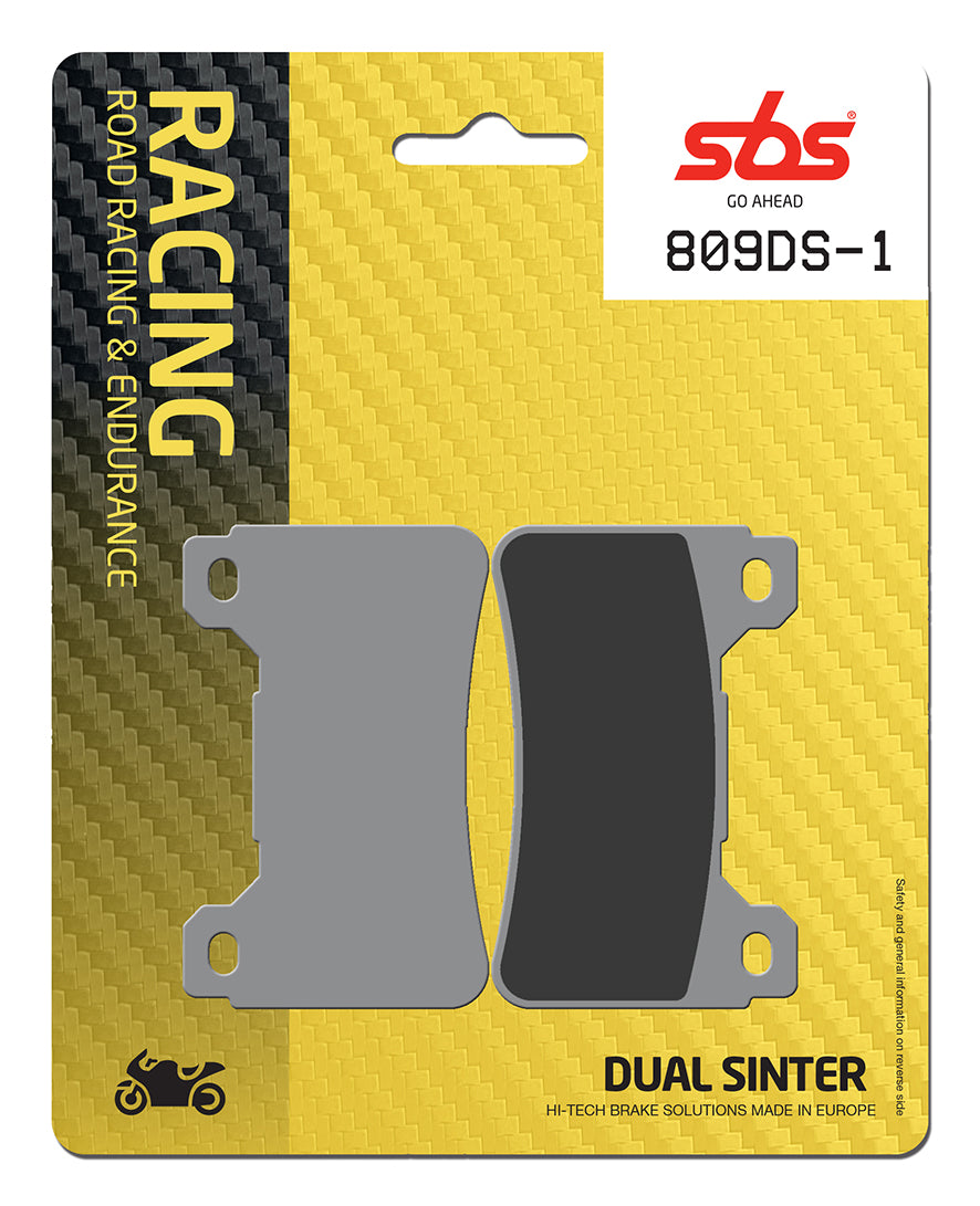 Brake pad SBS 809DS-1 (set per disc) poisonous bite