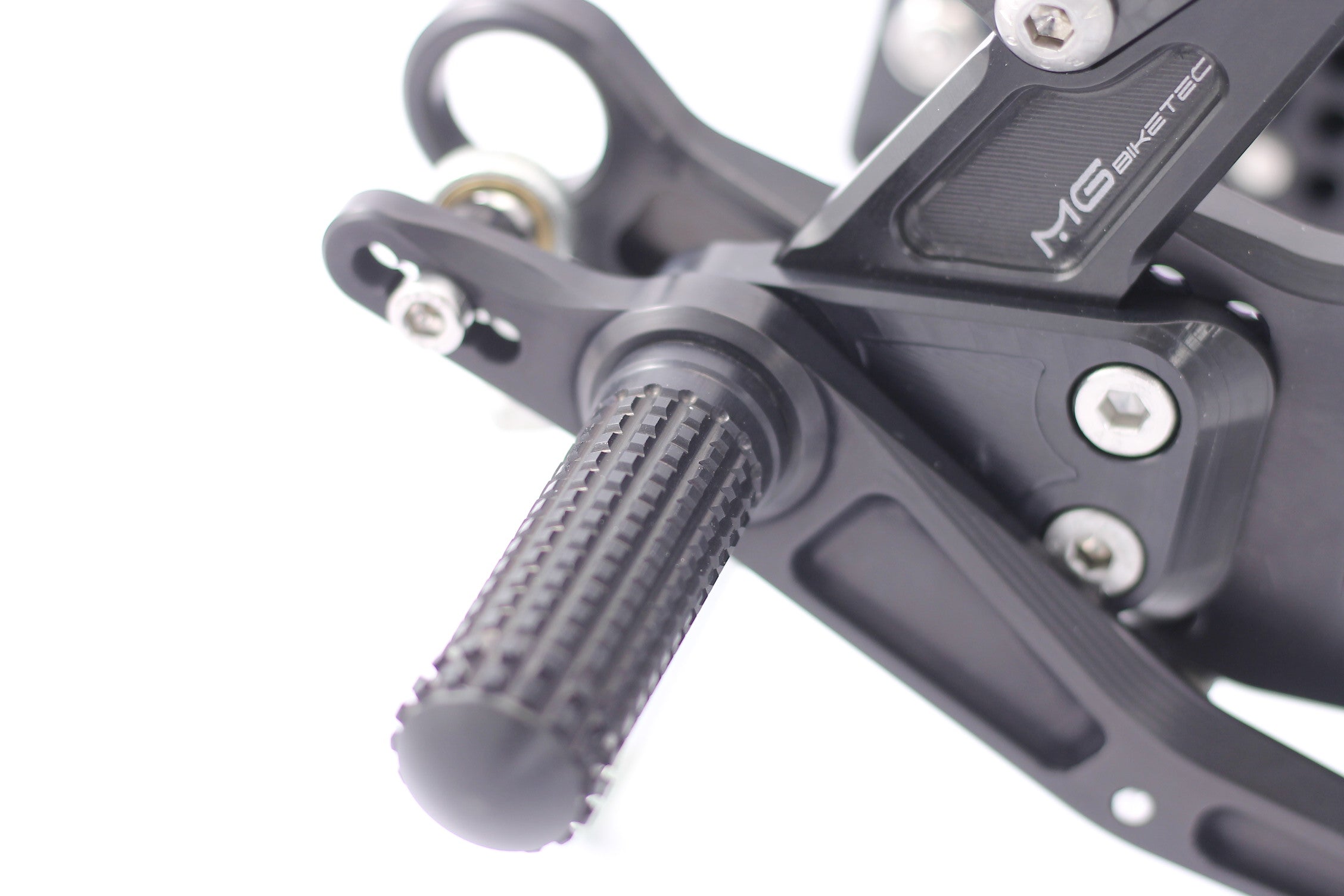 MG Biketec footrest system with ABE for Triumph Street Triple 765 RS / Moto2 2017 - 2022