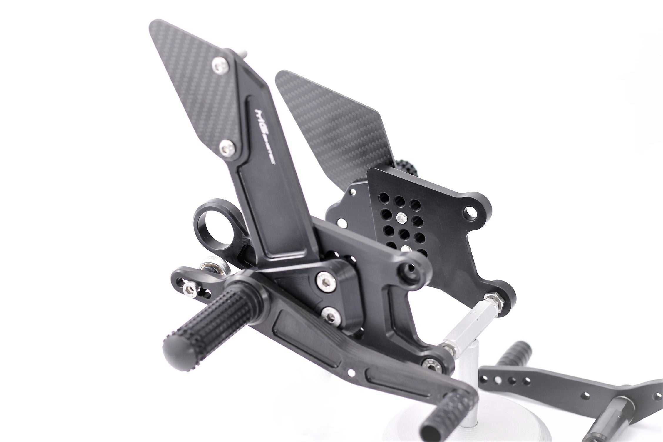 MG Biketec Fußrastenanlage Honda CBR1000RR SC59 Fireblade 2008 - 2016 seitlich