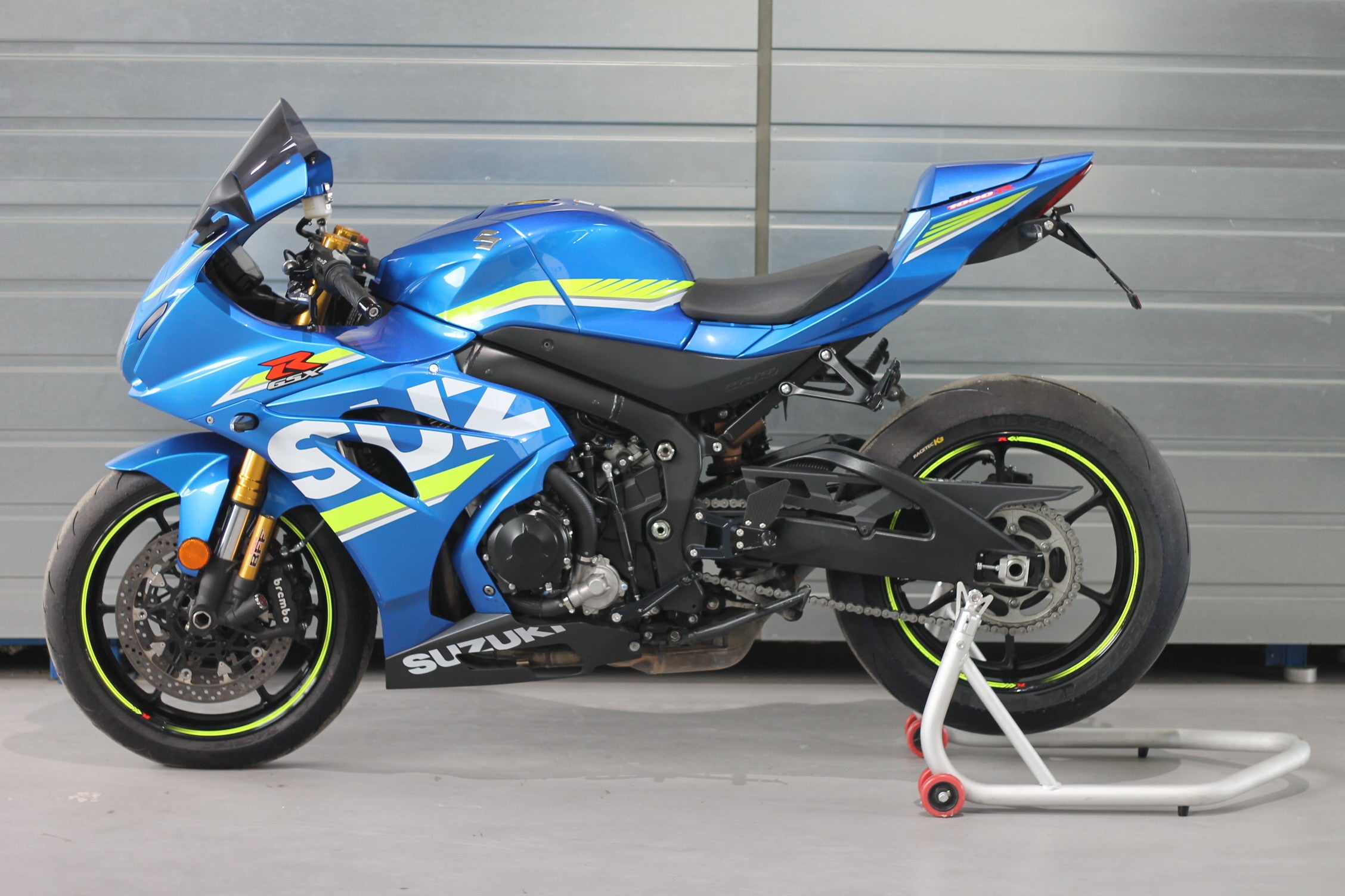 MG Biketec Fußrastenanlage Suzuki GSX-R1000 ab 2017 mit/ ohne ABE am bike