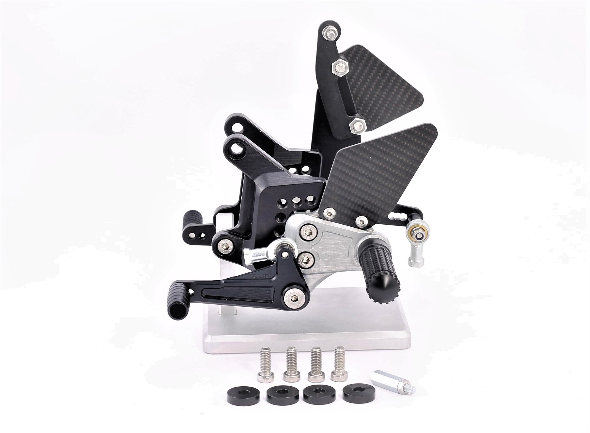 MG Biketec Fußrastenanlage Kawasaki ZX-10R ab 2011 mit/ ohne ABE seitlich