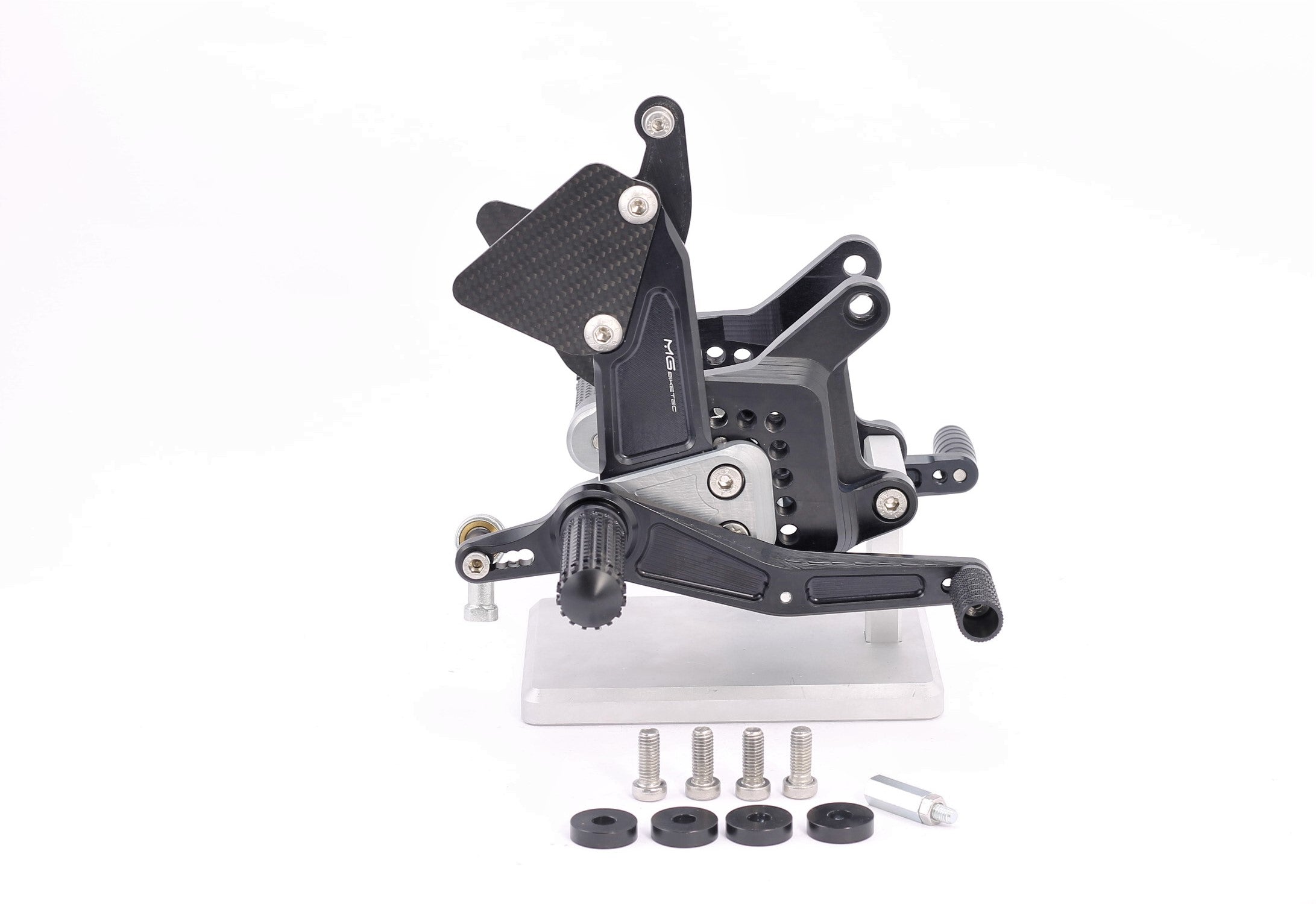 MG Biketec Fußrastenanlage Kawasaki ZX-10R ab 2011 mit/ ohne ABE