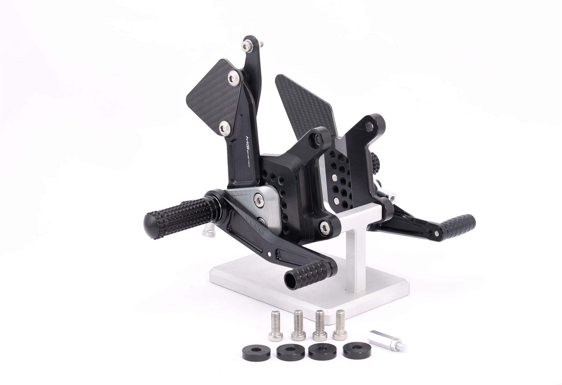 MG Biketec Fußrastenanlage Kawasaki ZX-10R ab 2011 mit/ ohne ABE