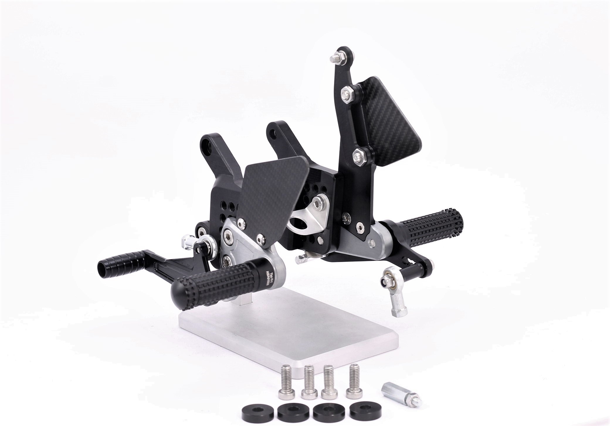 MG Biketec Fußrastenanlage Kawasaki ZX-10R ab 2011 mit/ ohne ABE