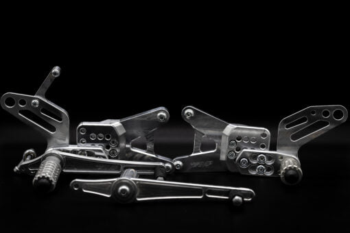 Racing Fußrastenanlage BMW S1000RR K10 (2009-2011) Silber