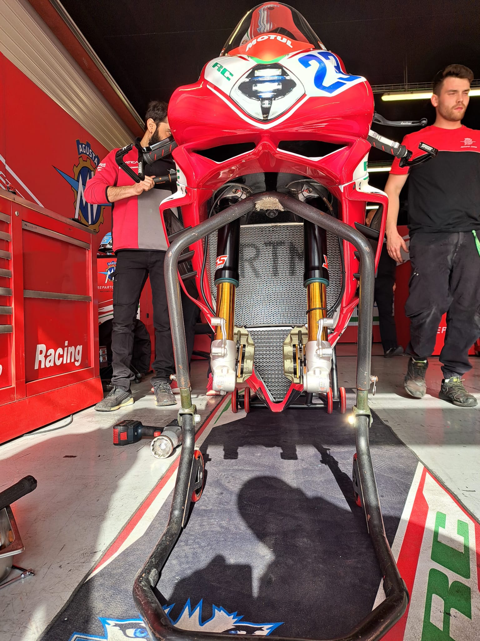 RTM Imola Kühler MV Agusta F3 800RR WorldSBK Reparto Corse