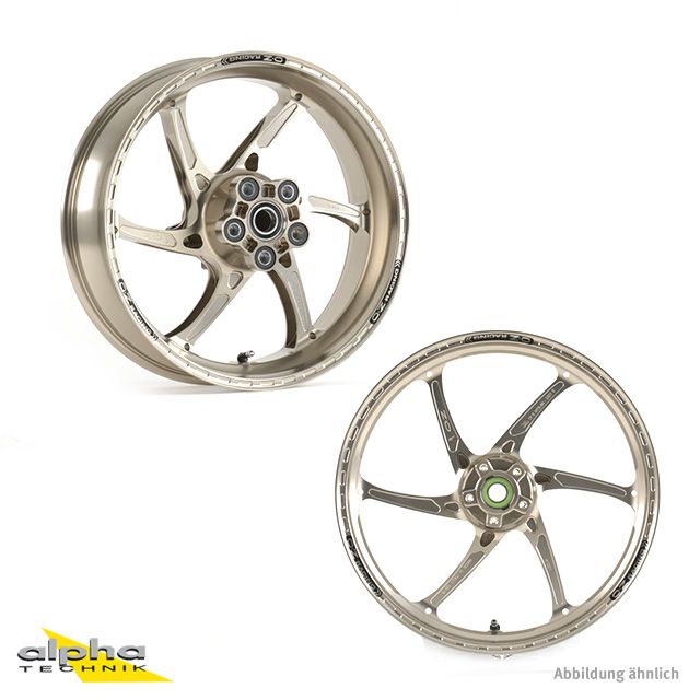 OZ Gass RS-A Aluminium Satz für Honda CBR600RR PC40, PC69 2007 - 2018 & 2024-