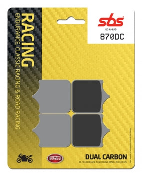 brake pad SBS 870DC (set per disc)