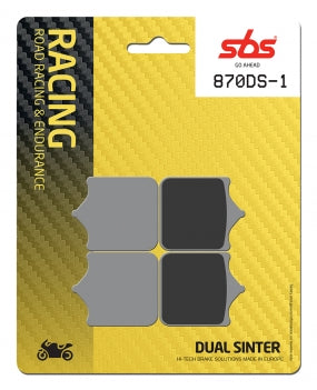 Brake pad SBS 870DS-1 (set per disc) poisonous bite