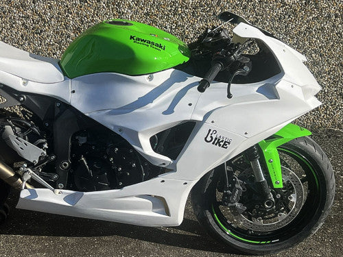 Rennverkleidung für Kawasaki ZX6R 636 2024- PlasticBike weiß