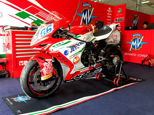 MV Agusta Reparto Corse WorldSSP Rennmotorrad 2023 – offizielles Team-Bike