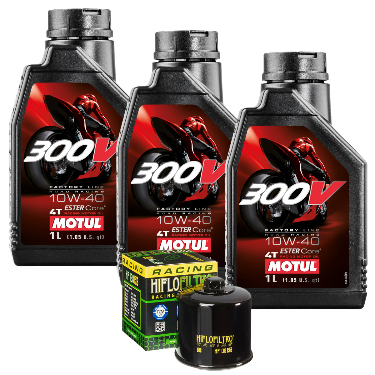 Motul 300V Racing Ölwechsel Kit