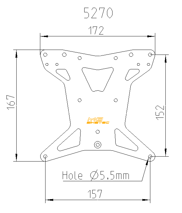 Kurzes Heck - Kennzeichenträger - Kennzeichenhalter