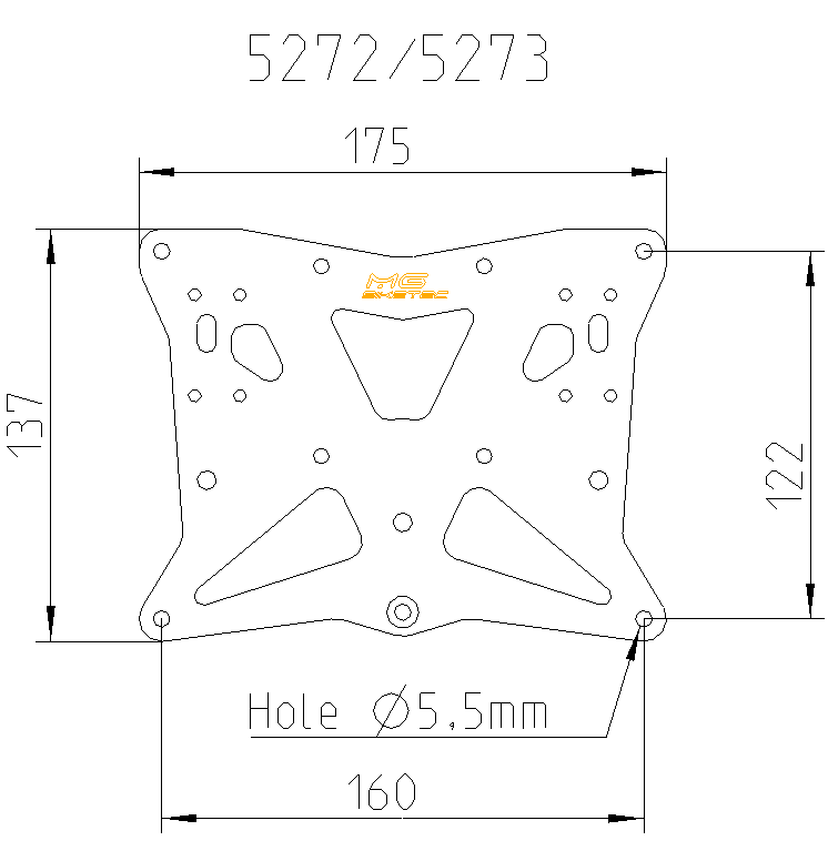 Kurzes Heck - Kennzeichenträger - Kennzeichenhalter
