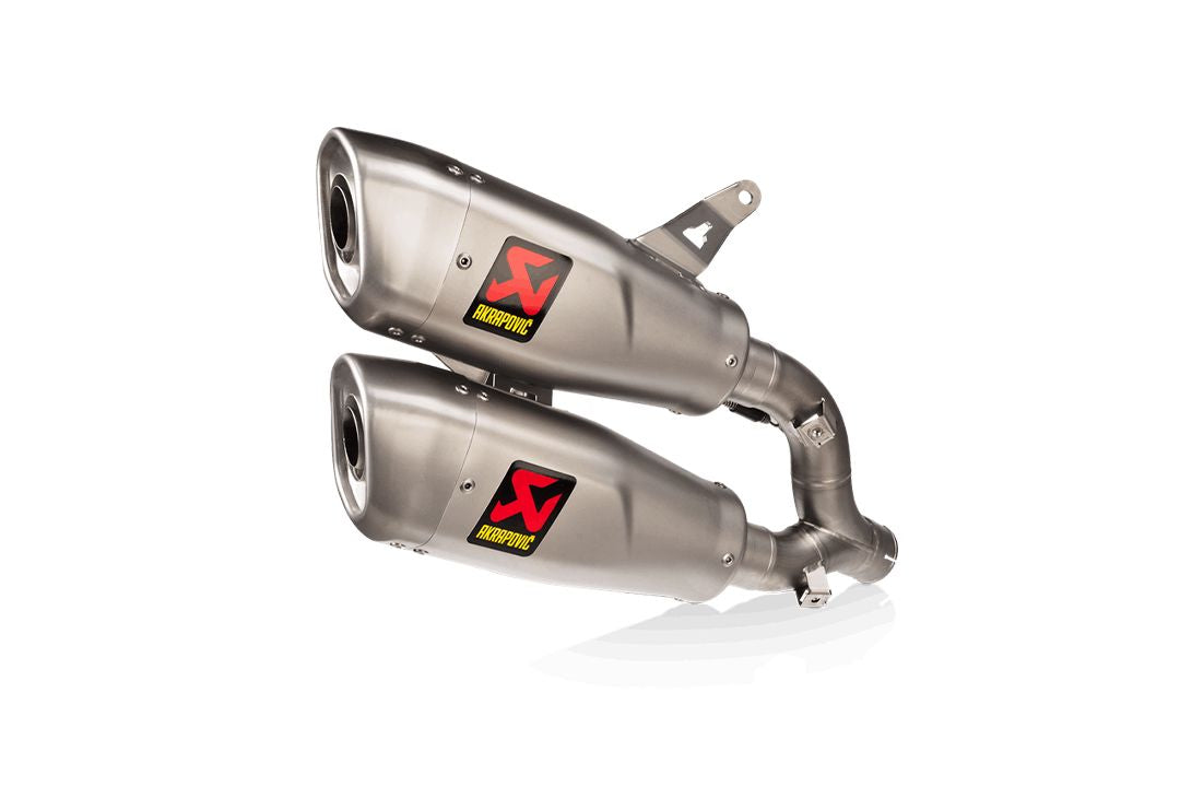 AKRAPOVIC SLIP-ON LINE (TITANIUM) AUSPUFF FÜR DUCATI MONSTER AB MODELLJAHR 2021-