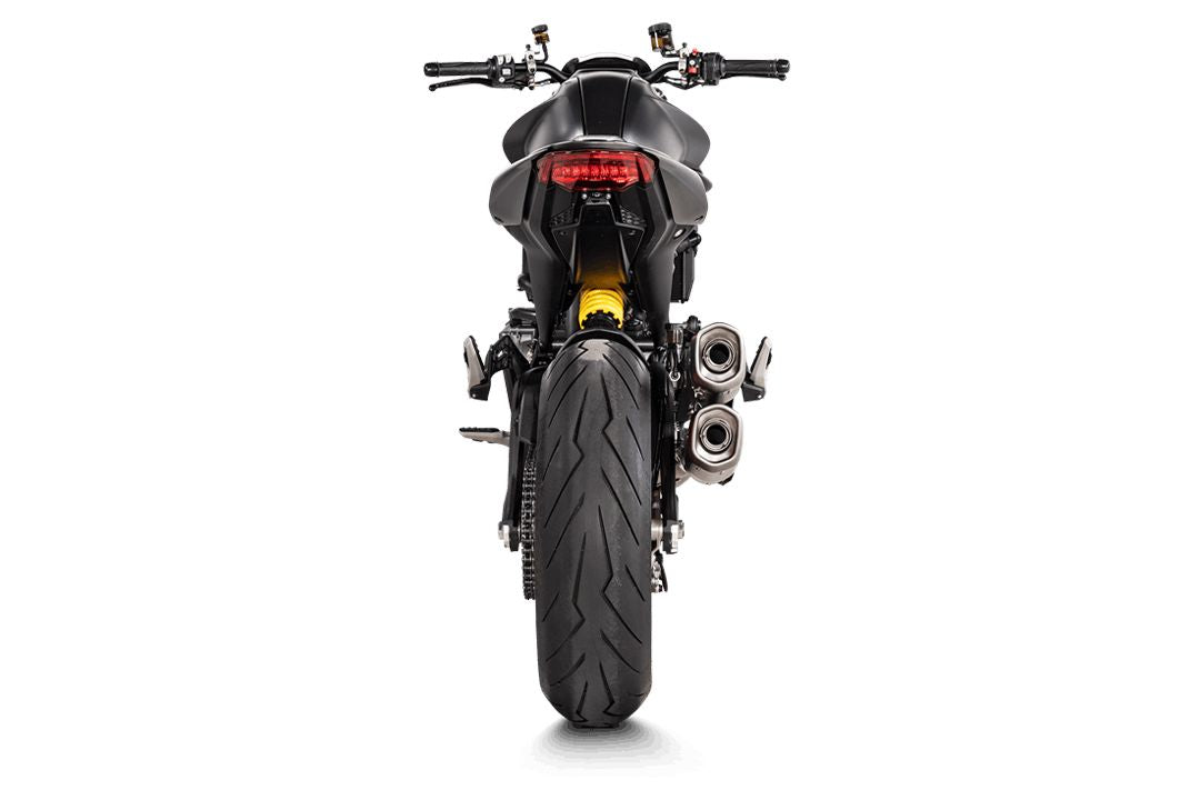 AKRAPOVIC SLIP-ON LINE (TITANIUM) AUSPUFF FÜR DUCATI MONSTER AB MODELLJAHR 2021-