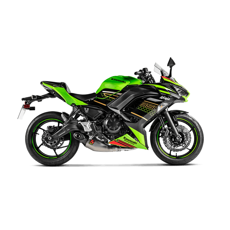 AKRAPOVIC RACING LINE (TITANIUM) AUSPUFFANLAGE FÜR KAWASAKI NINJA 650 / Z650 2017-2021, VERSYS 650 2015-2020