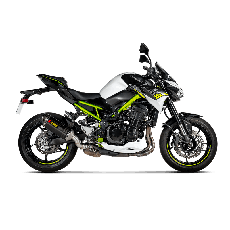 AKRAPOVIC SLIP-ON LINE (CARBON) AUSPUFF FÜR KAWASAKI Z900 A2 MODELLJAHR 2018-2021