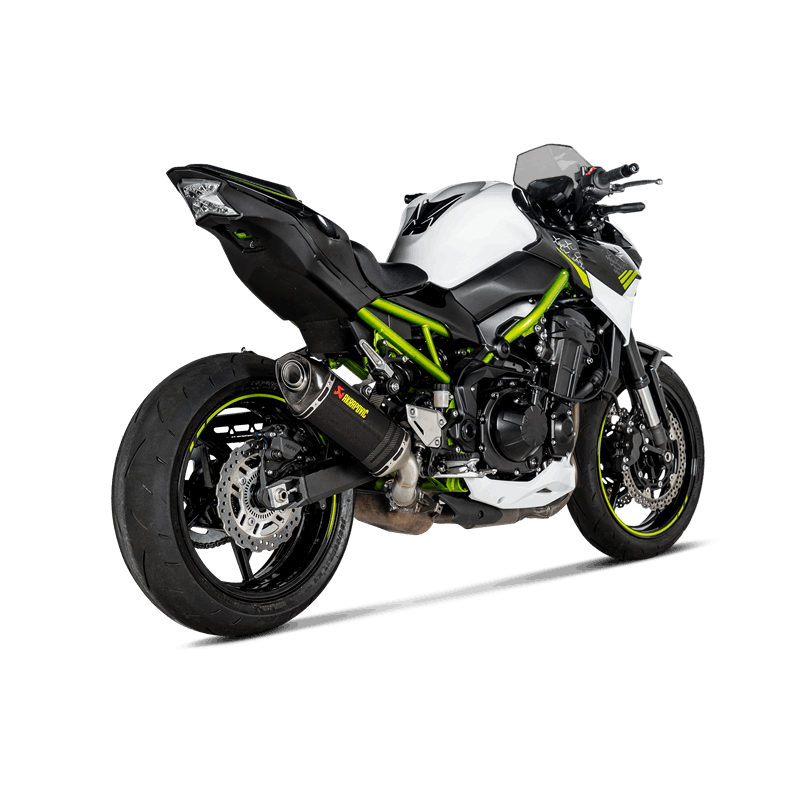 AKRAPOVIC SLIP-ON LINE (CARBON) AUSPUFF FÜR KAWASAKI Z900 A2 MODELLJAHR 2018-2021