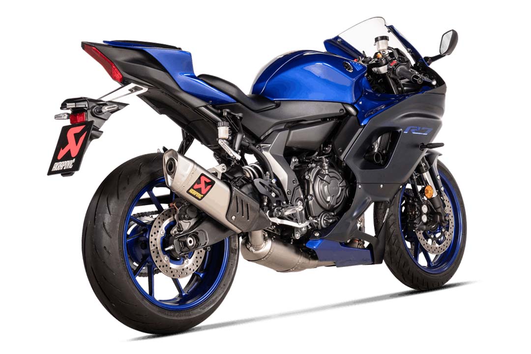 AKRAPOVIC RACING LINE (TITANIUM) AUSPUFFANLAGE FÜR YAMAHA R7 AB MODELLJAHR 2021-