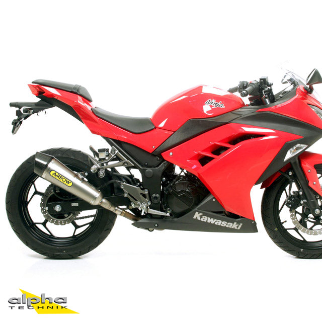 WYDECH ARROW X-KONE DO KAWASAKI NINJA 250 / NINJA 300 / Z300 2013-2016, STAL NIERDZEWNA