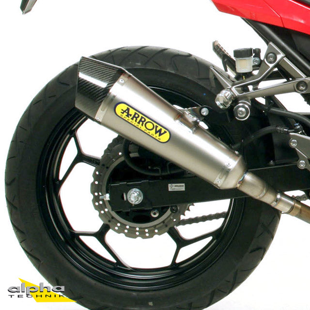 WYDECH ARROW X-KONE DO KAWASAKI NINJA 250 / NINJA 300 / Z300 2013-2016, STAL NIERDZEWNA