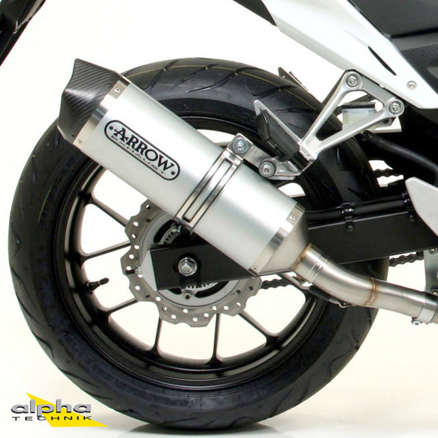ARROW EXHAUST RACE TECH DLA HONDA CB500F / CBR500R / CB500X 2013- ALUMINIUM