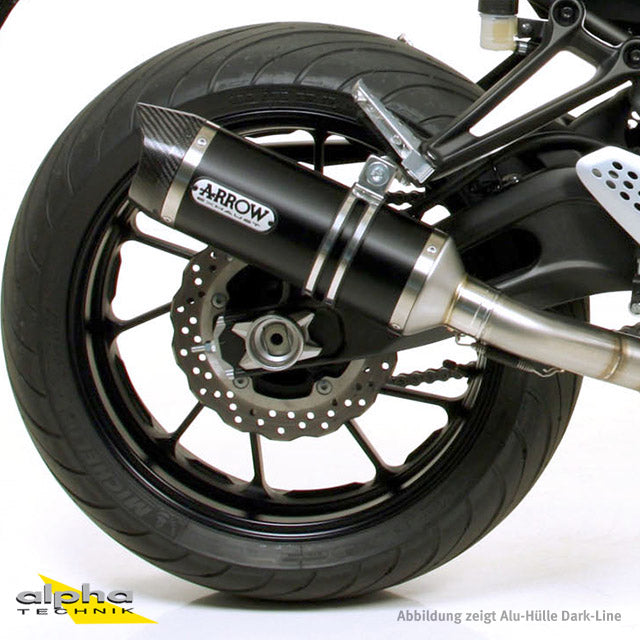 TŁUMIK ARROW THUNDER DO YAMAHA MT07 / TRACER 700 2014-2020, CARBON (TYLKO Z KOLEKTOREM ARROW)