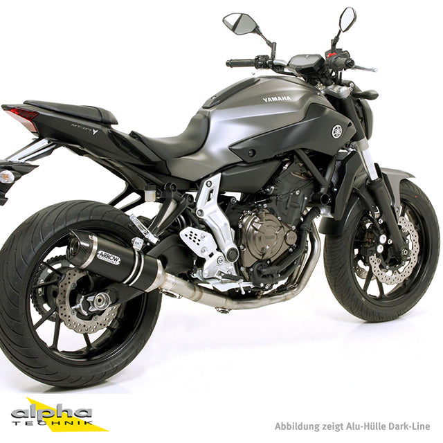 TŁUMIK ARROW THUNDER DO YAMAHA MT07 / TRACER 700 2014-2020, CARBON (TYLKO Z KOLEKTOREM ARROW)