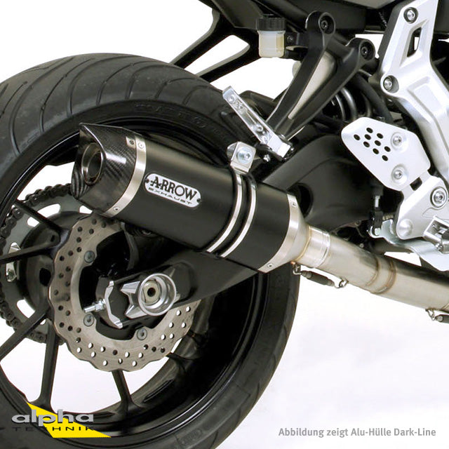 TŁUMIK ARROW THUNDER DO YAMAHA MT07 / TRACER 700 2014-2020, CARBON (TYLKO Z KOLEKTOREM ARROW)